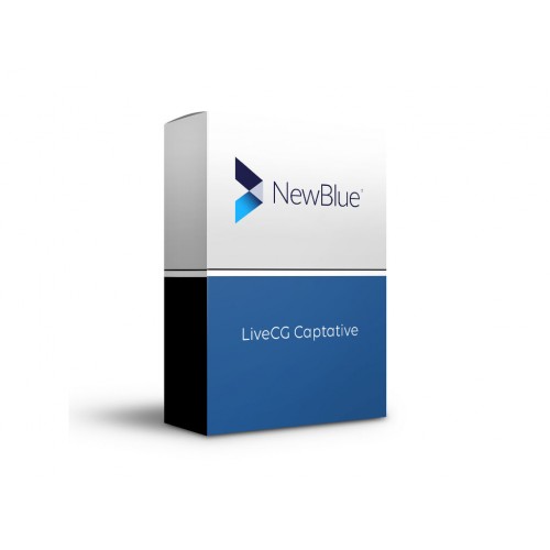 Sistema de gráfismo completo Captivate Broadcast NewBlue LIVECGCAPTIVATE