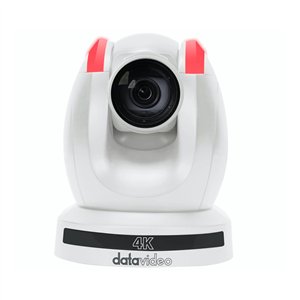 Cámara PTZ Autotracking 4K 60p zoom x 12, salida 12G-HD-SDI, color Blanco Datavideo PTC-285GW